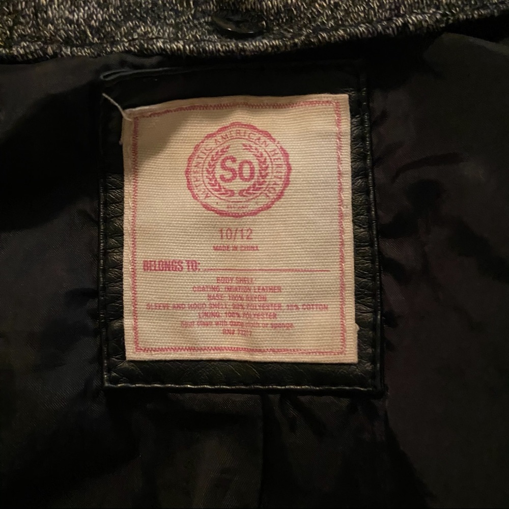 SO Girls Fashion Jacket - Picture 3 of 3